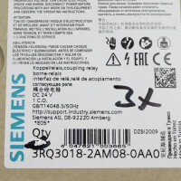 Siemens Koppelrelais 3RQ3018-2AM08-0AA0 (3Stk.) OVP