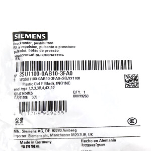 Siemens Drucktaster 3SU1100-0AB10-3FA0 OVP