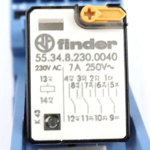 Finder Koppelrelais 58.P4.8.230.0060 (5Stk.) OVP