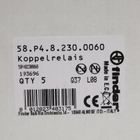Finder Koppelrelais 58.P4.8.230.0060 (5Stk.) OVP