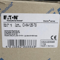 Eaton Isolierstoffgehäuse CI-K4-125-TS 206886 OVP