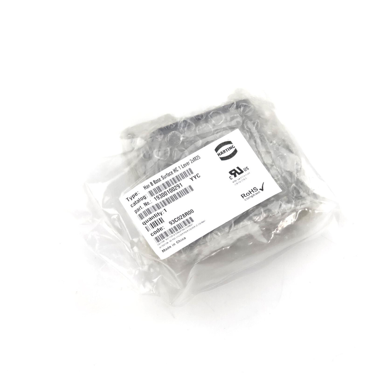 Harting Sockelgehäuse Han 10B-asg2-LB-M25 19300100291 O