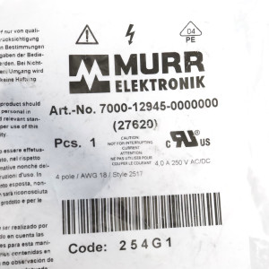 Murr elektronik M12 Bu. Schraubklemme 7000-12945-0000000 OVP
