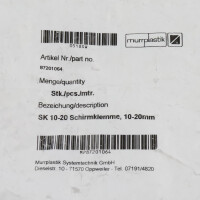 Murrplastik Schirmklemme SK 10-20 10-20mm (6Stk.) OVP