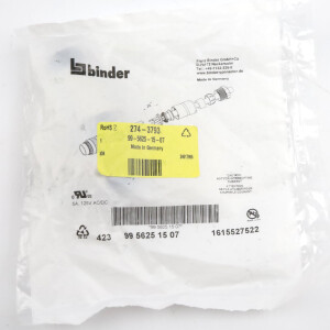 binder Rundsteckverbinder 99 5625 15 07 OVP