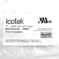 icotek Kabeltüllen KTs 16 gy 39901 (10Stk.) OVP
