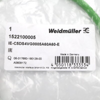 Weidmüller Systemkabel  IE-C5DS4VG0005A60A60-E 1522100005 OVP
