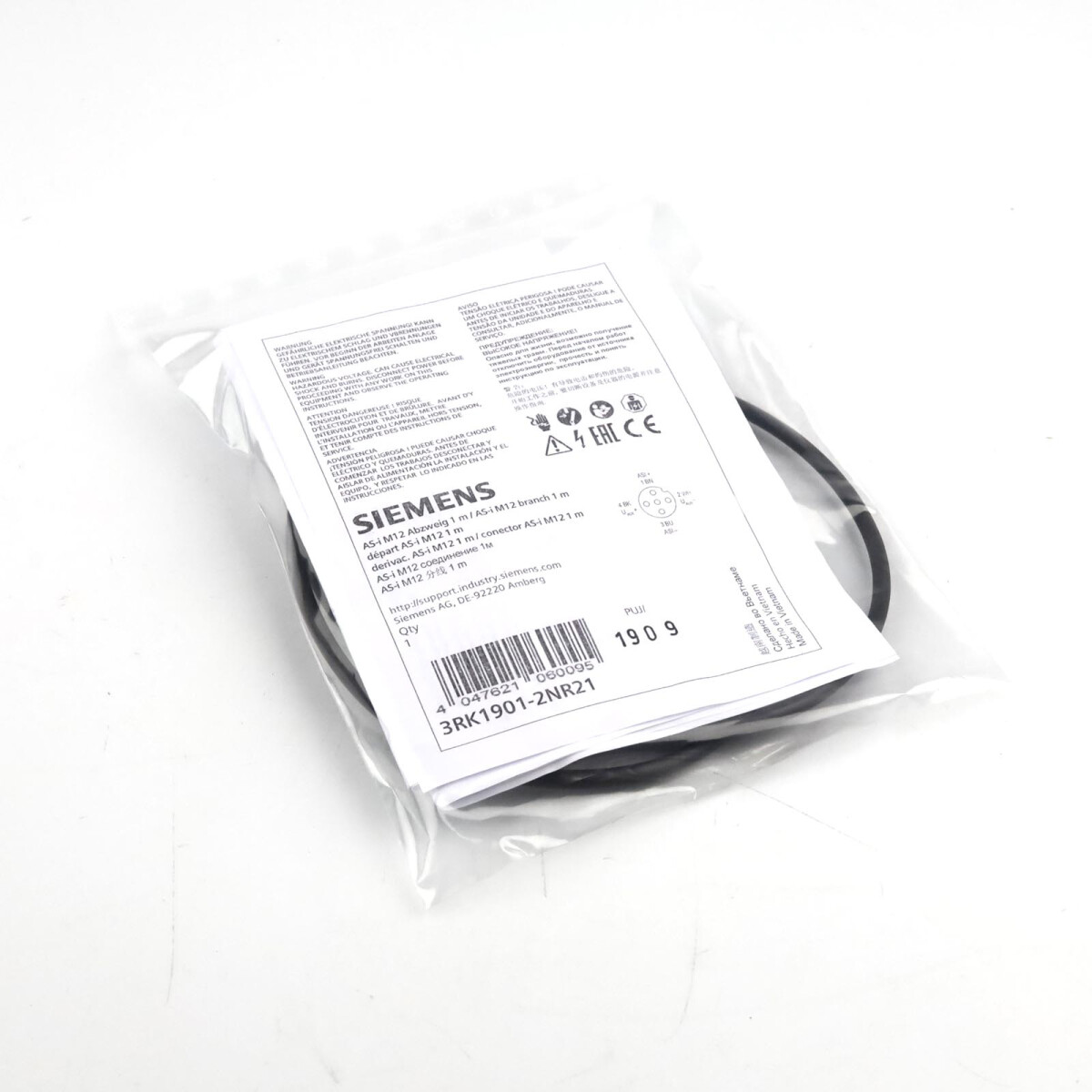 Siemens AS-Interface Abzweig 3RK1901-2NR21 OVP