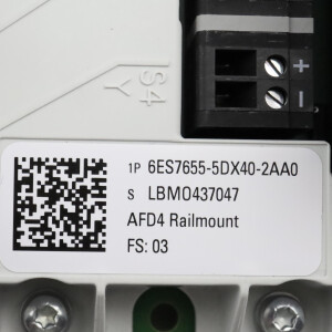 Simatic S7 AFD4 Feldverteiler 6ES7 655-5DX40-2AA0 FS:03 OVP