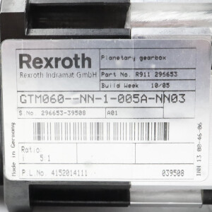 Rexroth Planetengetriebe GTM060-NN1-005A-NN03 R911296653 i=5:1 NOV