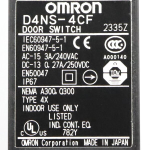 Omron Sicherheitsschalter D4NS-4CF NOV