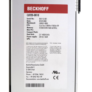 Beckhoff Schaltschrank-IPC C6920-0010 GEB