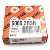 FAG Kugellager Rillenkugellager 6006.2RSR (20Stk.) OVP