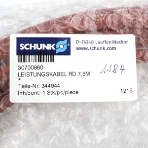 Schunk Leistungskabel 344944 7,5m OVP
