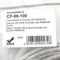 DINIC Firewire-Kabel CF-66-100 10m OVP