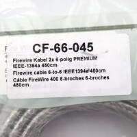 DINIC Firewire-Kabel CF-66-045 4,5m (3Stk.) OVP