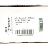 Bihl+Wiedemann AS-i Digitales E/A Modul BWU1938 OVP