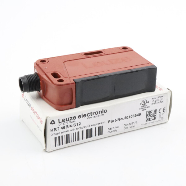 Leuze Reflexionslichttaster HRT 46B/4-S12 50106549 OVP