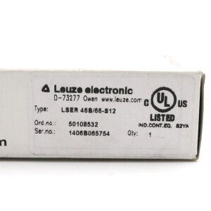 Leuze Reflexionslichtschranke LSER 46B/66-S12 50108532 OVP