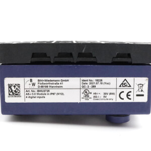 Bihl+Wiedemann ASi Digitaleingangsmodul BWU2725 GEB