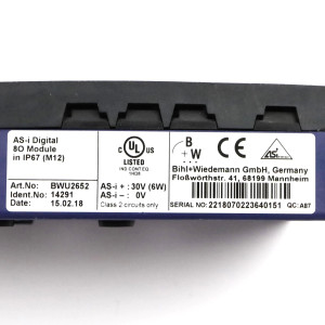 Bihl+Wiedemann ASi Digitalausgangsmodul BWU2652 GEB