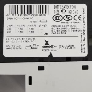 Siemens Starterkombination 3RA1110-0HA15-1BB4 GEB