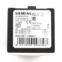 Siemens Hilfsschalterblock 3RH1911-1MA11 NOV