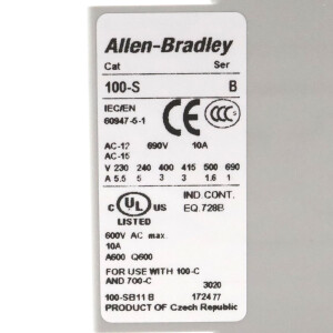 Allen Bradley Hilfsschalterblock 100-SB11 NOV