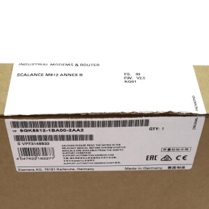 Simatic SCALANCE M812-1 ADSL-Router 6GK5812-1BA00-2AA2 OVP
