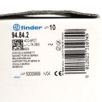 Finder Relaissockel 94.84.2 300V (6Stk.) OVP