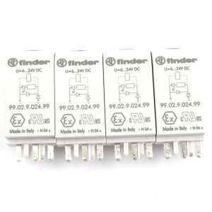 Finder Steckmodul 99.02.9.024.99 6-24VDC (4Stk.) GEB