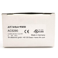 ifm electronic AS-Interface Modul AC5290 ClassicLine 4DI-Y AUX IP67 OVP