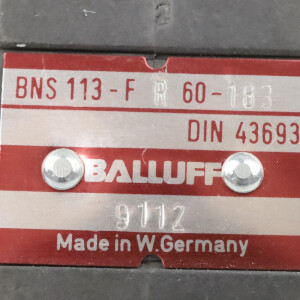Balluff Positionsschalter BNS 113-FR60-183 NOV