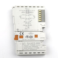 Beckhoff 2-Kanal-Analog-Eingangsklemme KL3152 GEB