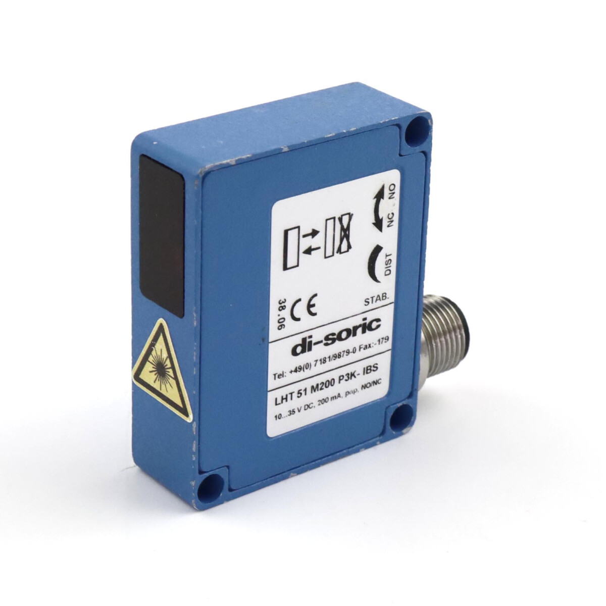 di-soric Laserlichtaster LHT 51 M 200 P3K-IBS GEB