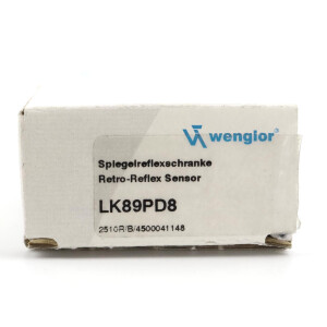 wenglor Spiegelreflexschranke LK89PD8 OVP