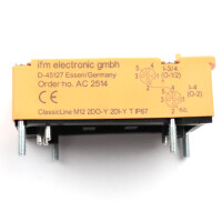 ifm electronic AS-Interface Modul AC2514 ClassicL45 2DO-y 2DI-y T M12 GEB