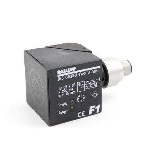 Balluff Induktiver Näherungsschalter BES Q40KEU-PAH15A-S04G GEB