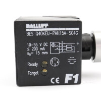 Balluff Induktiver Näherungsschalter BES Q40KEU-PAH15A-S04G GEB
