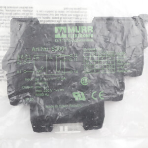 Murr elektronik Ausgangsrelais MIRO 6,2 24VDC-1U 52001 OVP