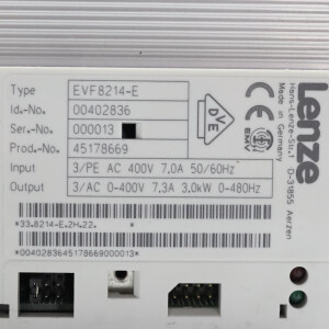 Lenze Frequenzumrichter ID 00402836 EVF8214-E GEB