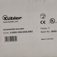 Kübler Inkr. Drehgeber 8.5820.1002.0036.5002 OVP
