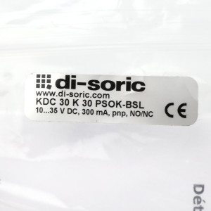 di-soric Kapazitiver Näherungsschalter KDC 30 K 30 PSOK-BSL OVP