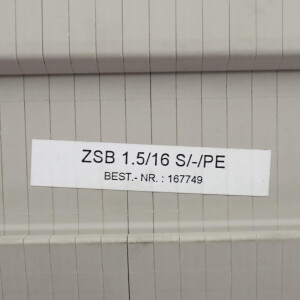 Weidmüller Basisklemmblock ZSB 1.5/16 S/-/PE 167749 NOV
