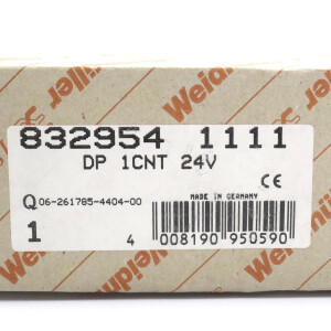Weidmüller Zählermodul DP 1CNT 24V 832954 1111 OVP