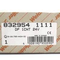 Weidmüller Zählermodul DP 1CNT 24V 832954 1111 OVP