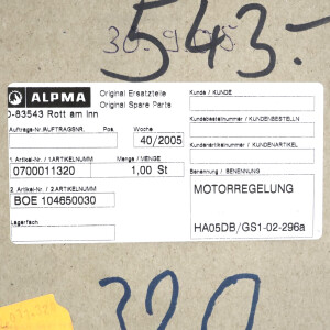 EPH Gleichstromregler GS1/02-296a OVP