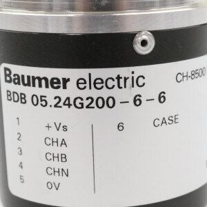 Baumer electric Drehgeber BDB 05.24G200-6-6 GEB