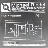 Michael Riedel DC-USV-Module RDCUSV16S GEB