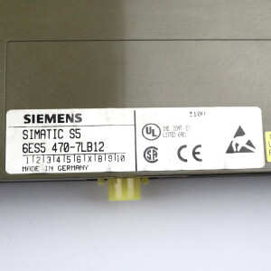 Simatic S5 AO470 6ES5 470-7LB12 E-Stand:07 GEB